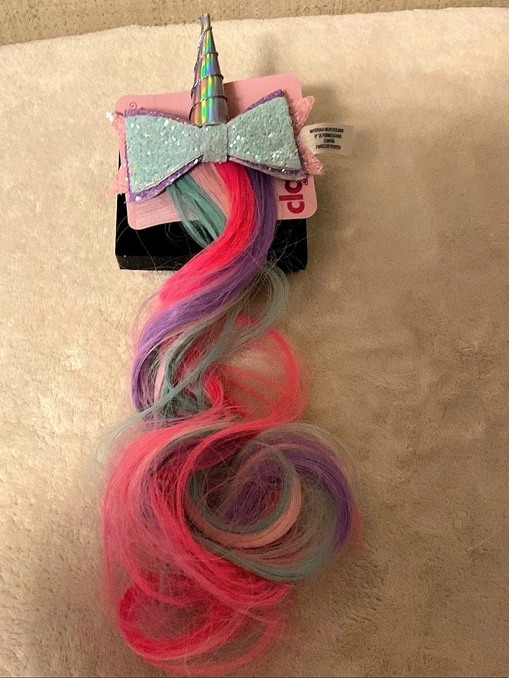 Unicorn Hair Extension Pink & Purple NWT